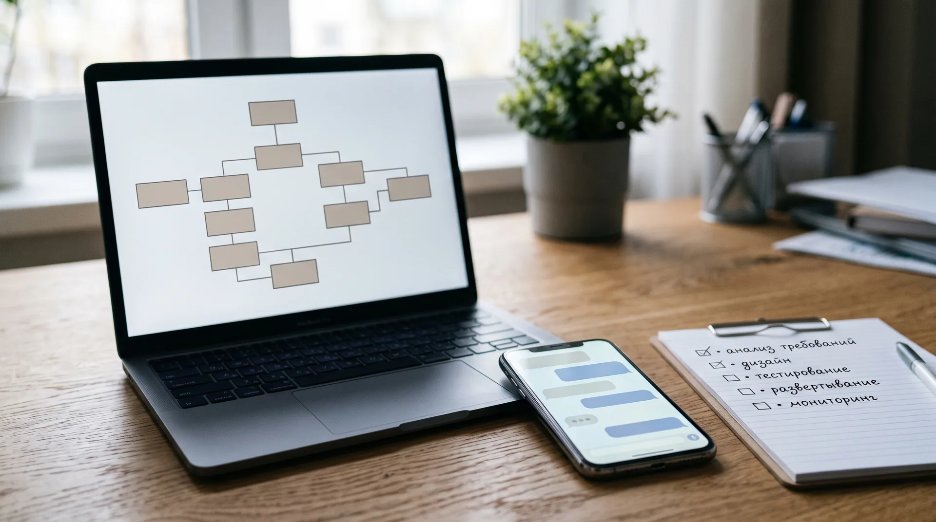 Рабочая сцена к материалу «Разработка информационных порталов: этапы разработки и внедрения»