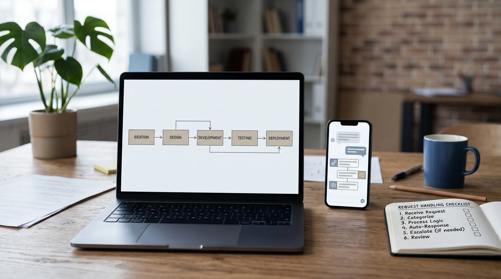 Рабочая сцена к материалу «Платформа разработка веб приложений: этапы разработки и внедрения»