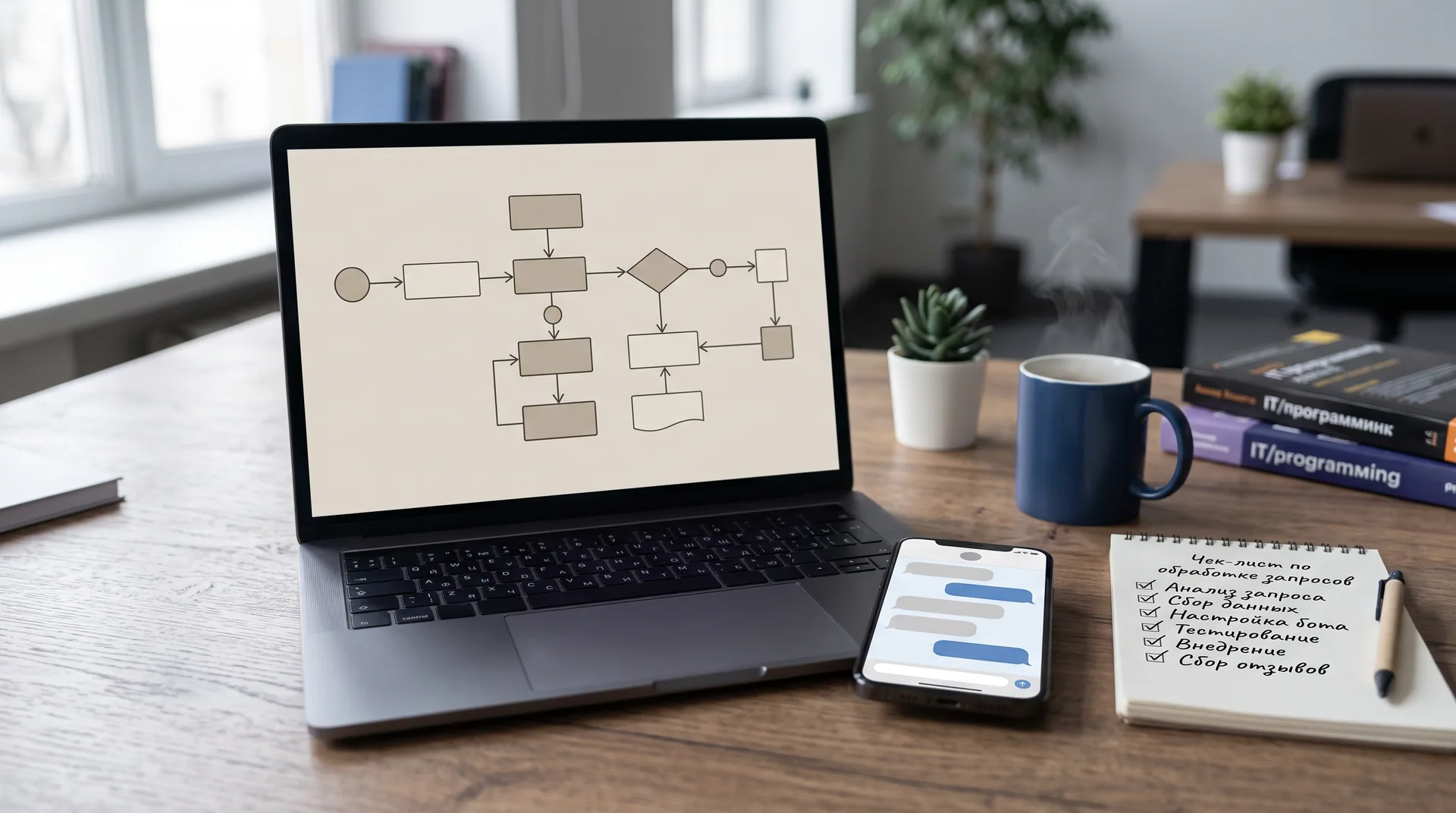 Рабочая сцена к материалу «Разработка обучающей платформы: этапы разработки и внедрения»