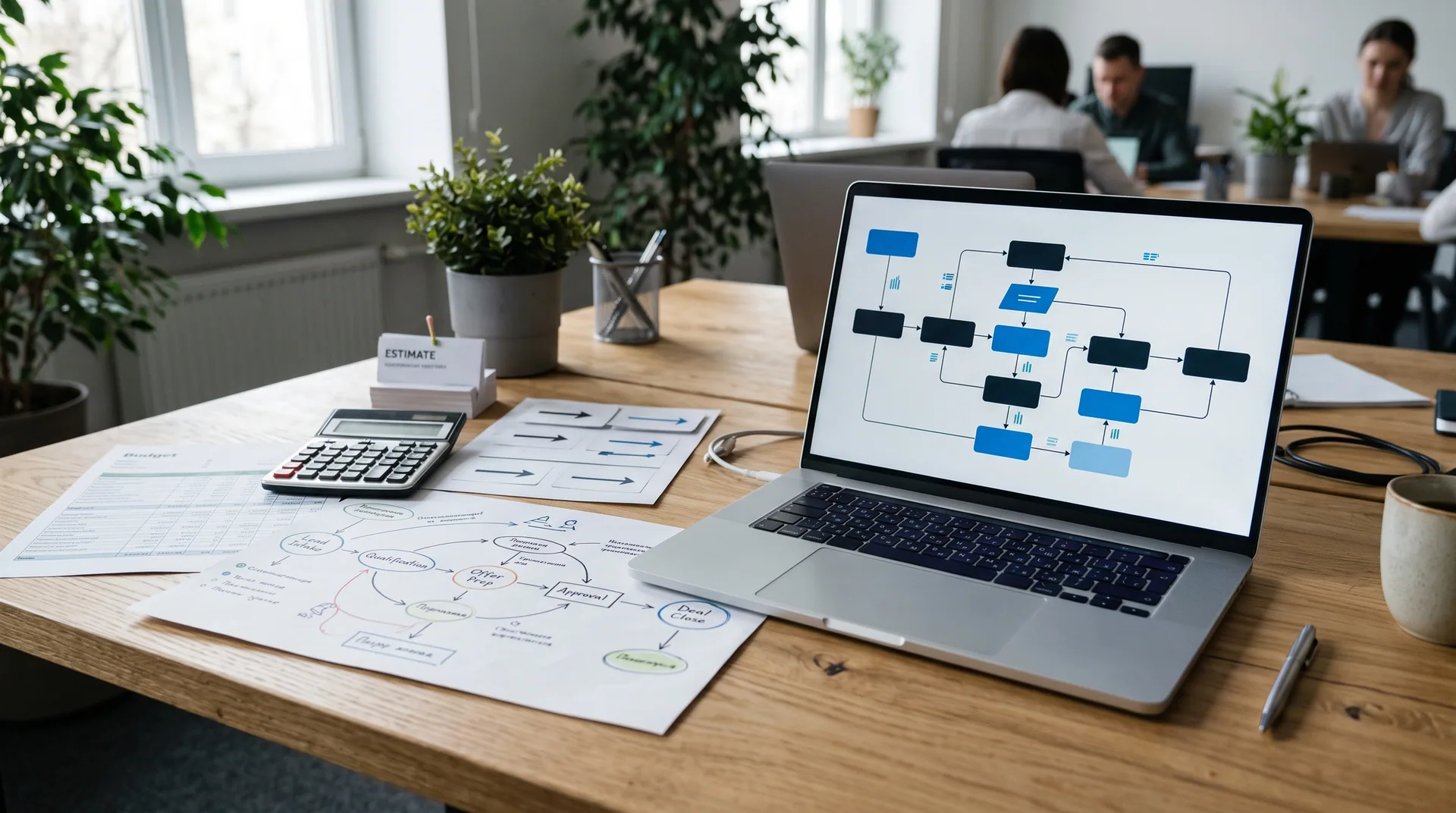 Рабочая сцена к материалу «Crm система для отдела продаж компании: как привязать решение к бизнес-сценарию»