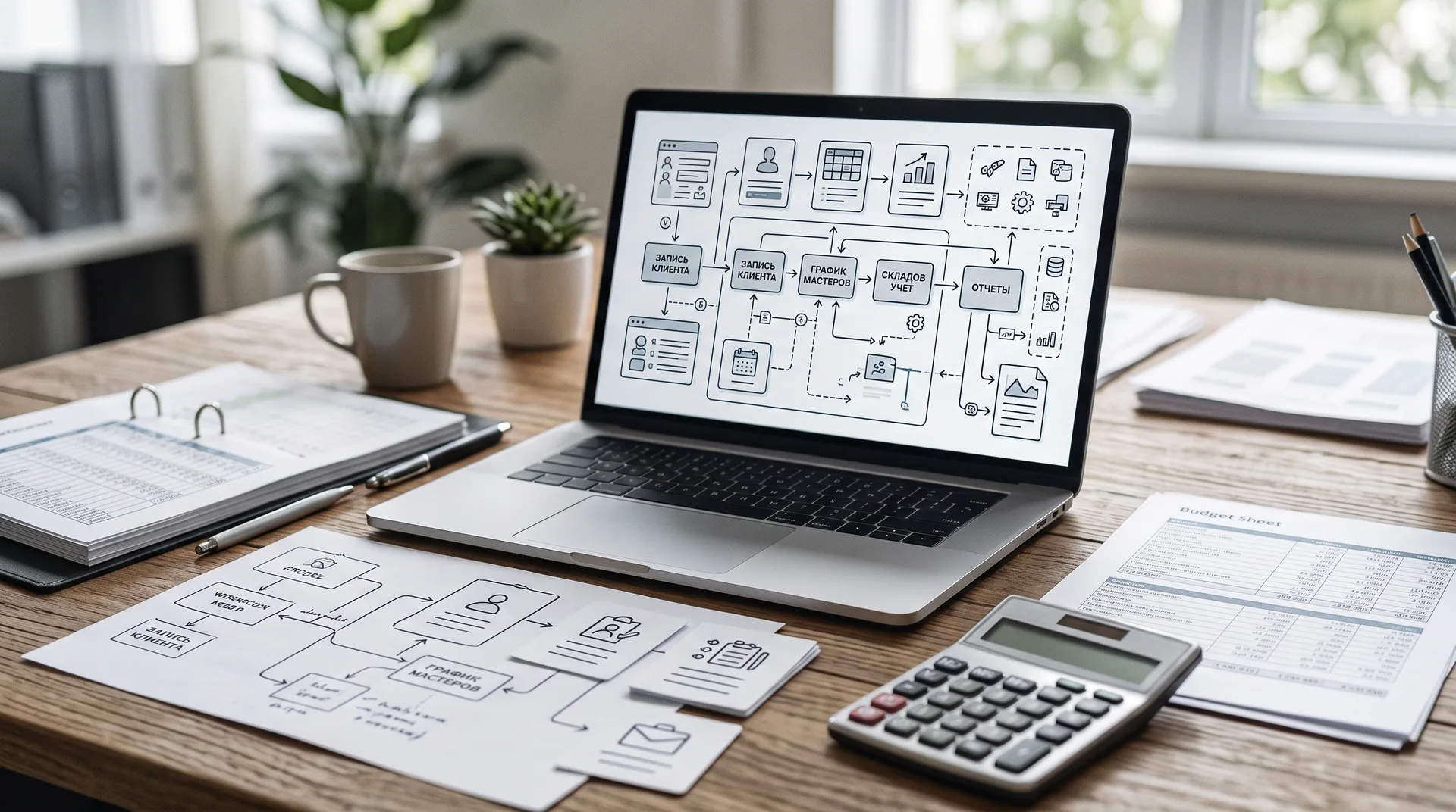 Рабочая сцена к материалу «Crm в 1c для салонов красоты: как привязать решение к бизнес-сценарию»